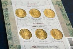 Sada oběžných dvacetikorun ke 100. výročí československého státu a měny.