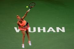 Petra Kvitová v semifinále turnaje ve Wu-chanu 2016