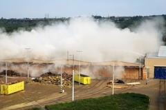 Střelmistr odstřelil halu tramvajové vozovny v Hloubětíně