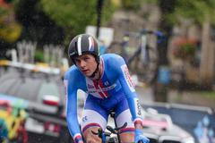 Jakub Otruba při časovce jezdců do 23 let na MS 2019 v cyklistice