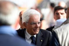 Rok od pádu mostu v Janově. Italský prezident Sergio Mattarella.