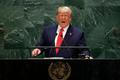 Americký prezident Donald Trump na půdě OSN.
