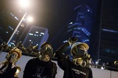 Protesty v Hongkongu