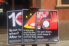 kampaň, Praha, turisté, noční klid