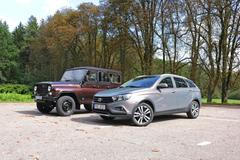 UAZ Patriot a Buchanka, Hunter, Lada Vesta Cross, ruské stroje