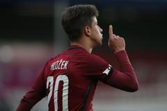 fotbal, Fortuna:Liga 2018/2019, Sparta - Baník, Adam Hložek