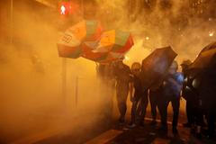 Protesty v Hongkongu