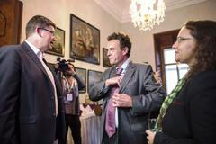 Volební štáb TOP 09 - Jiří Pospíšil, Tomáš Czernin - Komunální volby 2018