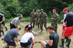 Hokejisté Olomouce na vojenském výcviku (2019)