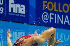 Akvabely Alžběta Dufková a Vendula Mazánková na mistrovství světa 2019