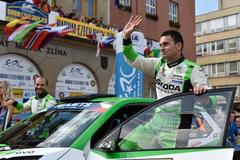 Barum rallye: Jan Kopecký a Pavel Dresler