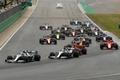 Start Velké ceny Británie formule 1