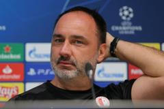 Tisková konference před zápasem Slavie v Miláně