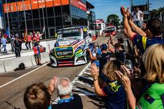 Adam Lacko v Buggyře v závodě ME tahačů na okruzích v Zolderu 2019