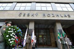 Pietní akce před Českým rozhlasem, 5.5.1945