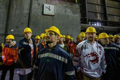 Hokejisté Třince na návštěvě v železárnách po zisku mistrovského titulu