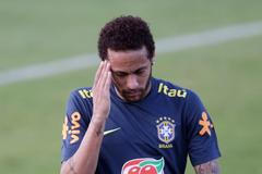 Neymar na tréninku před Copa America 2019