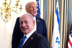 Donald Trump, Benjamin Netanjahu, Izrael, USA, Gaza, Hamas, Palestina, mírový plán