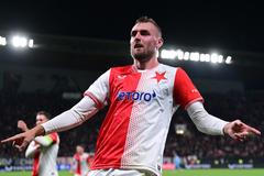 Útočník Slavie Tomáš Chorý