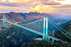 Čína, most, technika, Grand Canyon Bridge