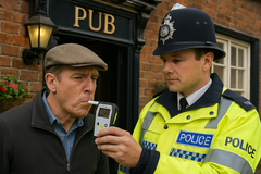 Alkohol za volantem v Anglii