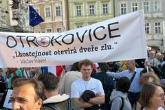 Demonstrace Milion chvilek Staroměstské náměstí