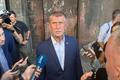 Andrej Babiš pod tlakem novinářských dotazů ve čtvrtek v Dolních Vítkovicích.