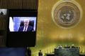 Mahmúd Abbás, OSN, zasedání, New York, USA, Palestina, prezident, rada bezpečnosti