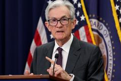 FILE PHOTO: U.S. Federal Reserve Chair Jerome Powell holds a press conference, in Washington