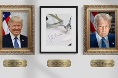 V nové galerii bývalých prezidentů u Bílého domu chybí portrét Bidena