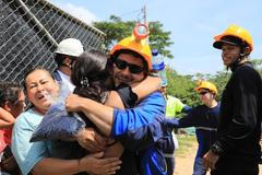 Kolumbie horníci záchrana