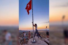 turistka, pole dance, Turecko