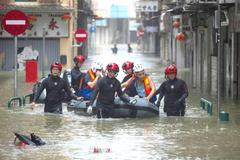 Hong Kong, Taiwan, Čína, tajfun, Ragasa