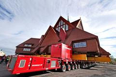 Norsko, Kiruna, kostel, doly, stěhování, přesun