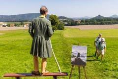 stezka, německo, česka, výlet, procházka