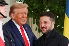 U.S. President Trump meets with Ukrainian President Zelenskiy and European leaders, in Washington, D.C.