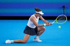 Barbora Krejčíková na turnaji v Cincinnati 2025