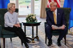 Donald Trump, Ursula von der Leyenová