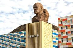 Barentsburg, Norsko, Rusko, Arktida, Špicberky, horník