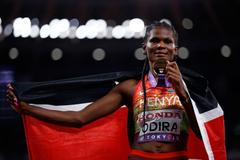 Lilian Odiraová se zlatou medailí z běhu na 800 metrů na MS v Tokiu 2025