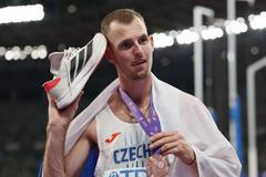 Český výškař Jan Štefela na MS v atletice 2025