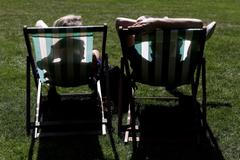 opalování léto slunce horko vedro počasí