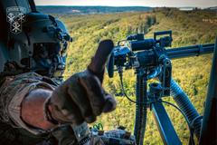 Armáda ČR, speciální síly, cvičení, vrtulník