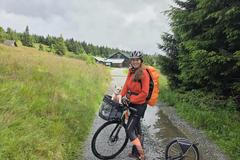 Veronika Štrossová čivava Stezka Českem koloběžka