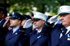 Ceremony marking the 24th anniversary of the September 11 attacks at the 9/11 Memorial and Museum in the Manhattan borough of New York City