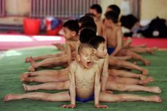 gymnastika děti sport Čína