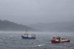 Storm Floris brings strong winds and rain to Scotland