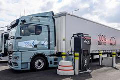 E.ON nabíjení nákladní auto