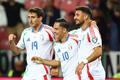 Gólová radost italských fotbalistů v utkání kvalifikace o postup na MS 2026 proti Izraeli