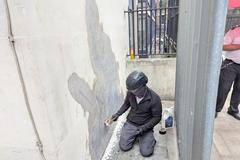 Banksy, Londýn, Velká Británie, Nejvyšší soud, Palestine Action, mural, street art, graffiti